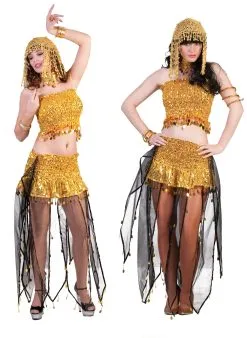 1001 Nacht Betoverde Buikdanseres Vrouw Kostuum