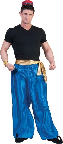 1001 Nachten Broek Blauw Man