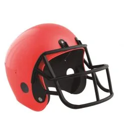 American Football Helm Rode Ratten Kind