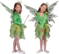 Groene Boself Woeste Woud Meisje Kostuum