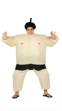 Opblaasbare Japanse Sumo Worstelaar Sato Man Kostuum