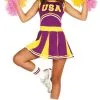 Hilda Huppel Cheerleader Vrouw Kostuum
