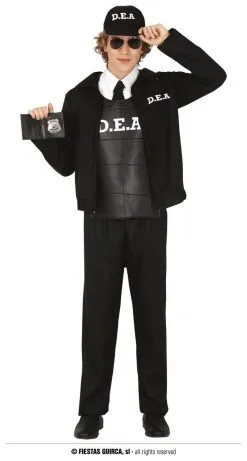 Drugs Politie Staat Op Scherp Man Kostuum