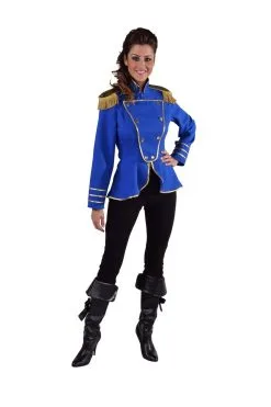 Cavalerie Uniform Jas Blauw Vrouw