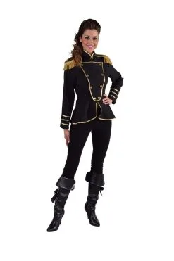 Cavalerie Uniform Jas Zwart Vrouw
