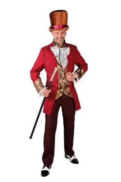 Gefortuneerde Heer Parijs 19e Eeuw Man Kostuum