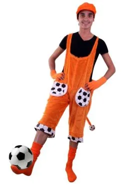 Ludieke Holland Wk Voetbal Oranje Tuinbroek Kind