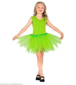 Bosfee Elisa Tutu 30 Centimeter Groen Meisje Kostuum
