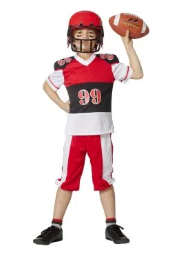 American Football End Zone Jongen Kostuum