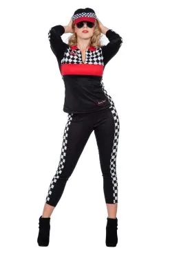 Snelste Dame Op De Track Kelly Vrouw Kostuum